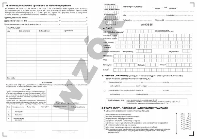 Jak prawidłowo wypełnić wniosek o prawo jazdy w 2026 roku?