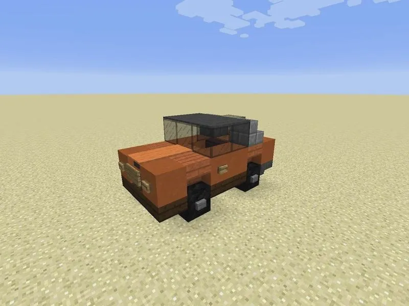 Jak stworzyć własny jeżdżący samochód w Minecraft – krok po kroku