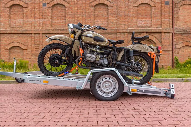 Bezpieczne mocowanie motocykla