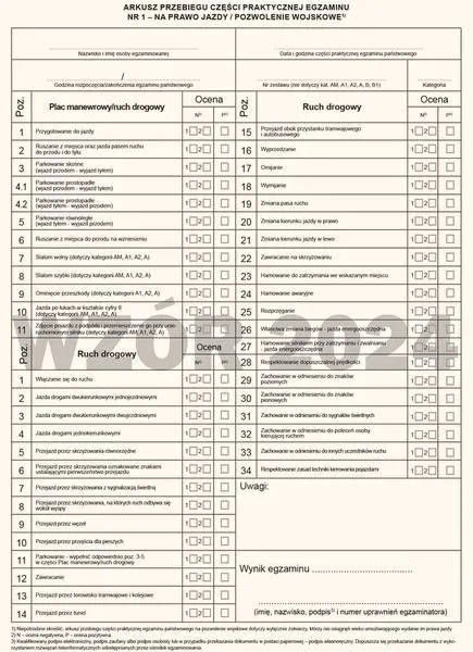 Egzaminy na prawo jazdy