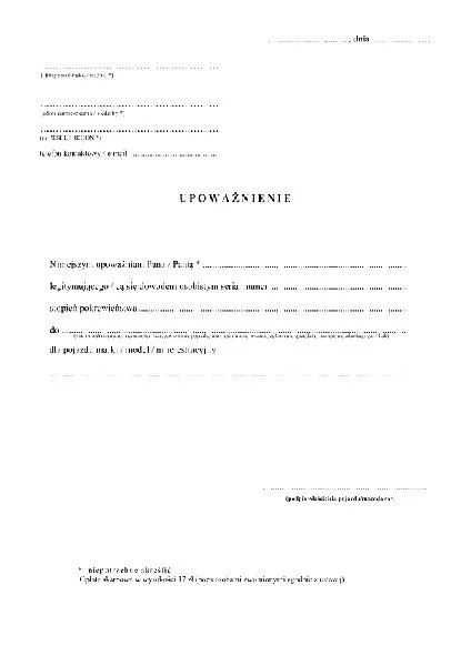 Formularze wyrejestrowania pojazdu