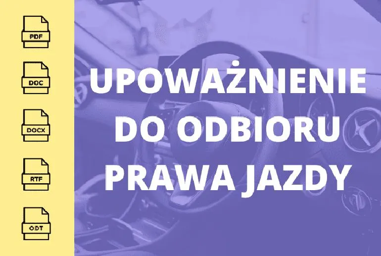 Odbiór prawa jazdy