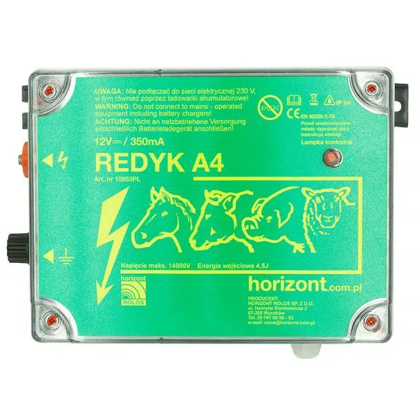 Podłączenie akumulatora do pastucha