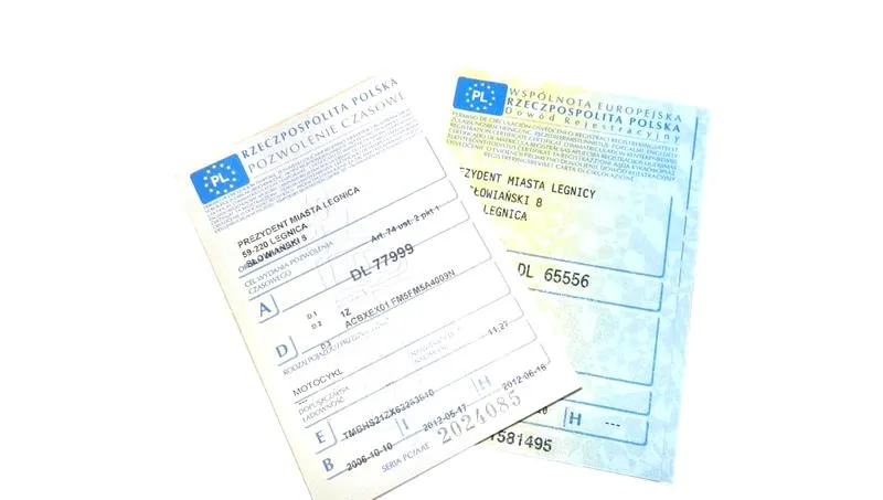 Rejestracja motocykla z Niemiec