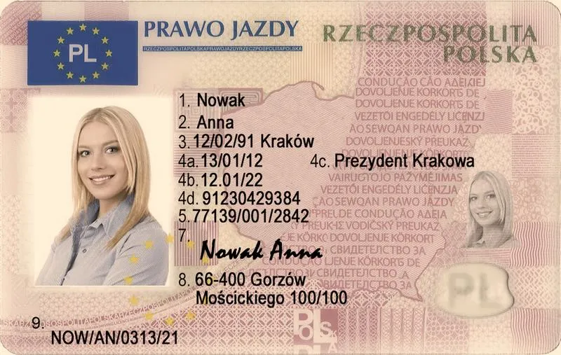 Test teoretyczny prawo jazdy